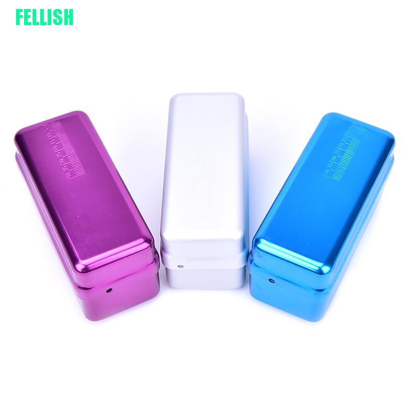 [Hàng mới về] Hộp đựng dụng cụ nha khoa thiết kế 72 lỗ chất liệu hợp kim nhôm bền bỉ