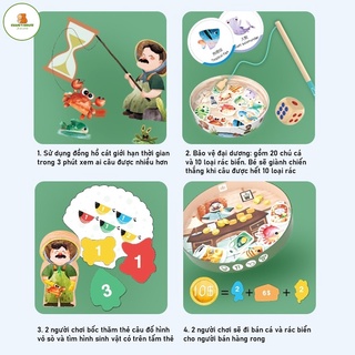 ĐỒ CHƠI BOARD GAME CÂU CÁ 4 IN 1