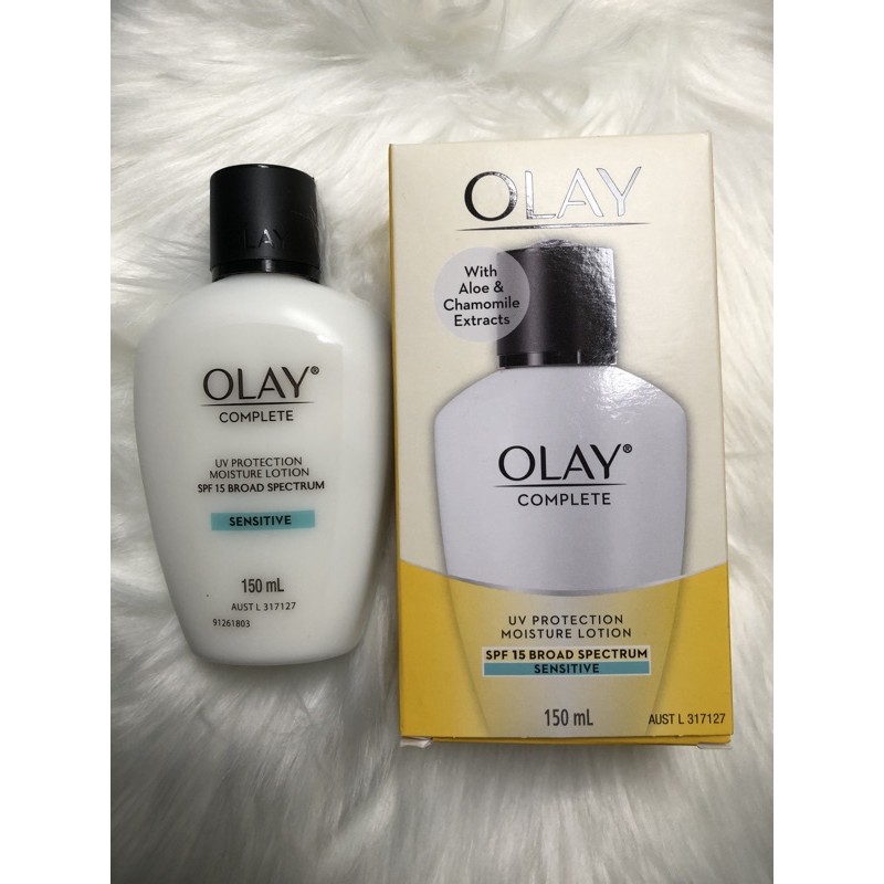 Kem chống nắng Olay Complete SPF 15+ Sensitive Skin Lotion 150ml