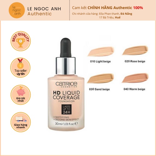 Kem Nền Catrice HD Liquid Coverage Foundation