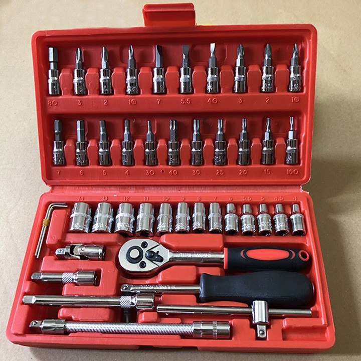 Bộ Đồ Nghề 46 Món - Bộ Dụng Cụ Sửa Chữa Đa Năng 46 Chi Tiết