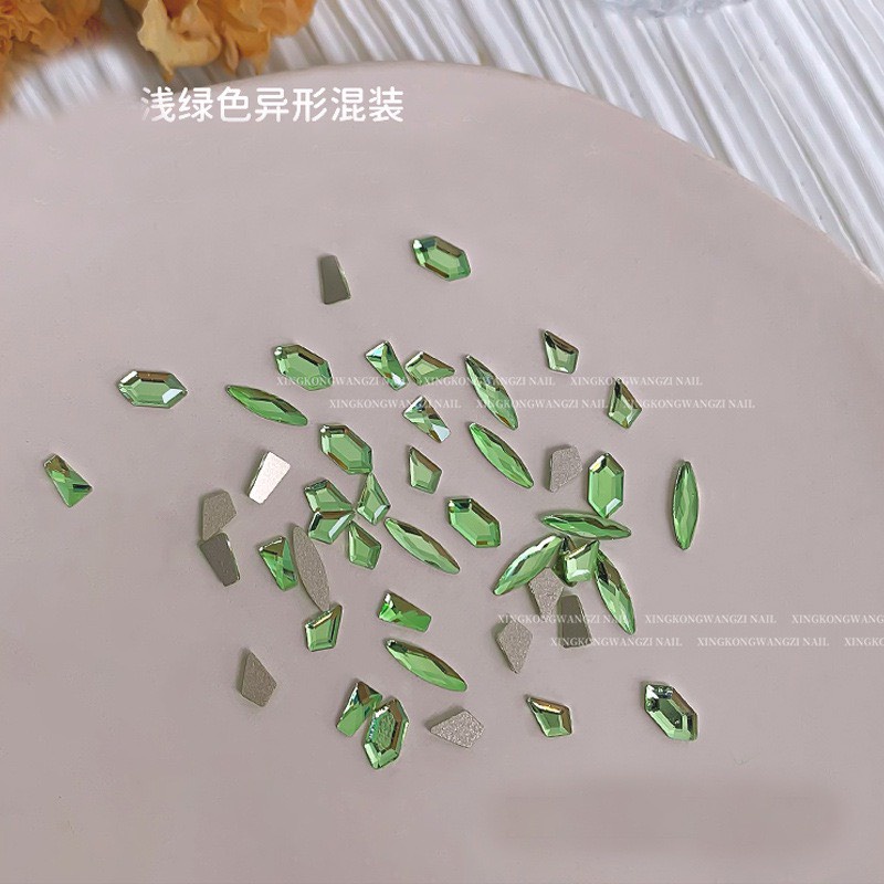 Đá khối chân bằng mix 100 viên