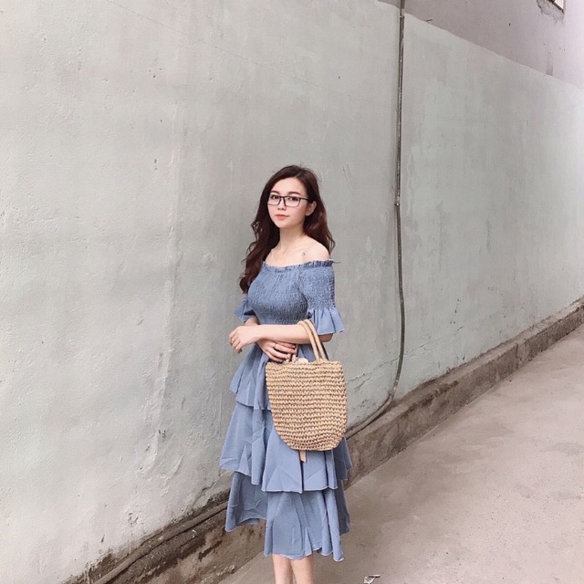 VÁY TRỄ VAI TẦNG MS13717 | BigBuy360 - bigbuy360.vn