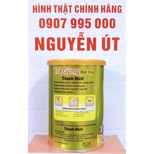 trà gừng mật ong thanh bình lon 400g