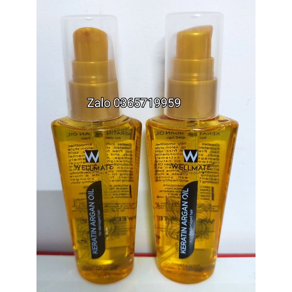 Wellmate tinh dầu dưỡng tóc argan oil