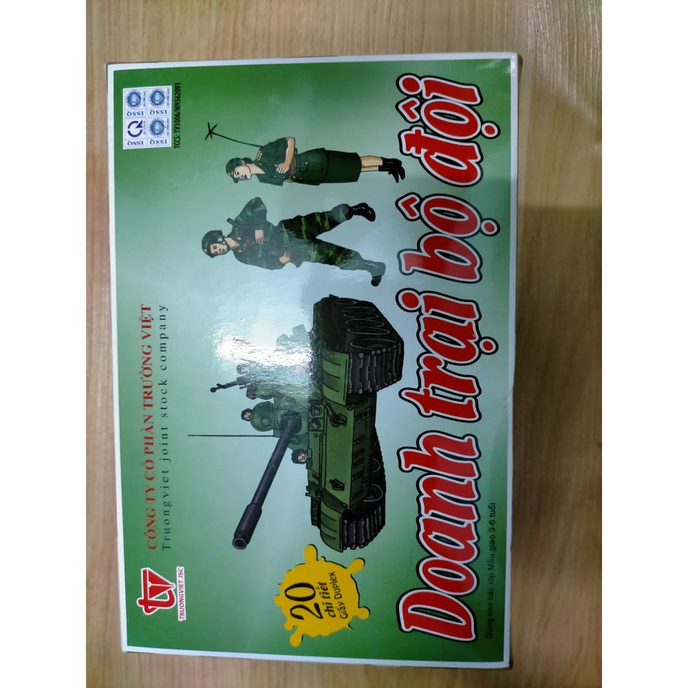 Bộ đồ chơi doanh trại bộ đội