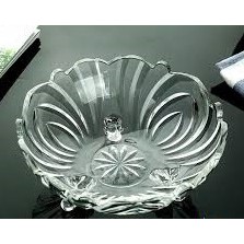 Dĩa đựng trái cây thủy tinh cao cấp 3 chân thiết kế sang trọng tao nhã phù hợp nhiều không gian