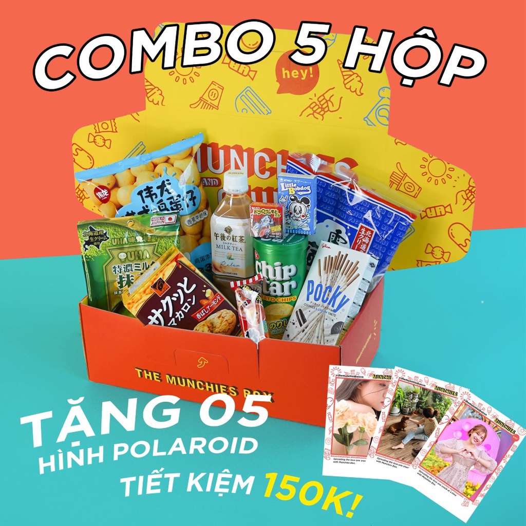 [SIÊU TIẾT KIỆM-TẶNG THÊM QUÀ] 05 Hộp quà MUNCHIES bánh kẹo ngoại nhập - COMBO TREAT YO TEAM | BigBuy360 - bigbuy360.vn