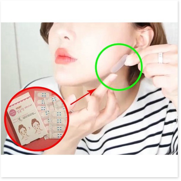 Phụ kiện trang điểm  👉BH 1 THÁNG 👈  Combo 40 miếng mặt nạ dán Vline chống thấm nước và mồ hôi, trong suốt và tiện dụng | BigBuy360 - bigbuy360.vn