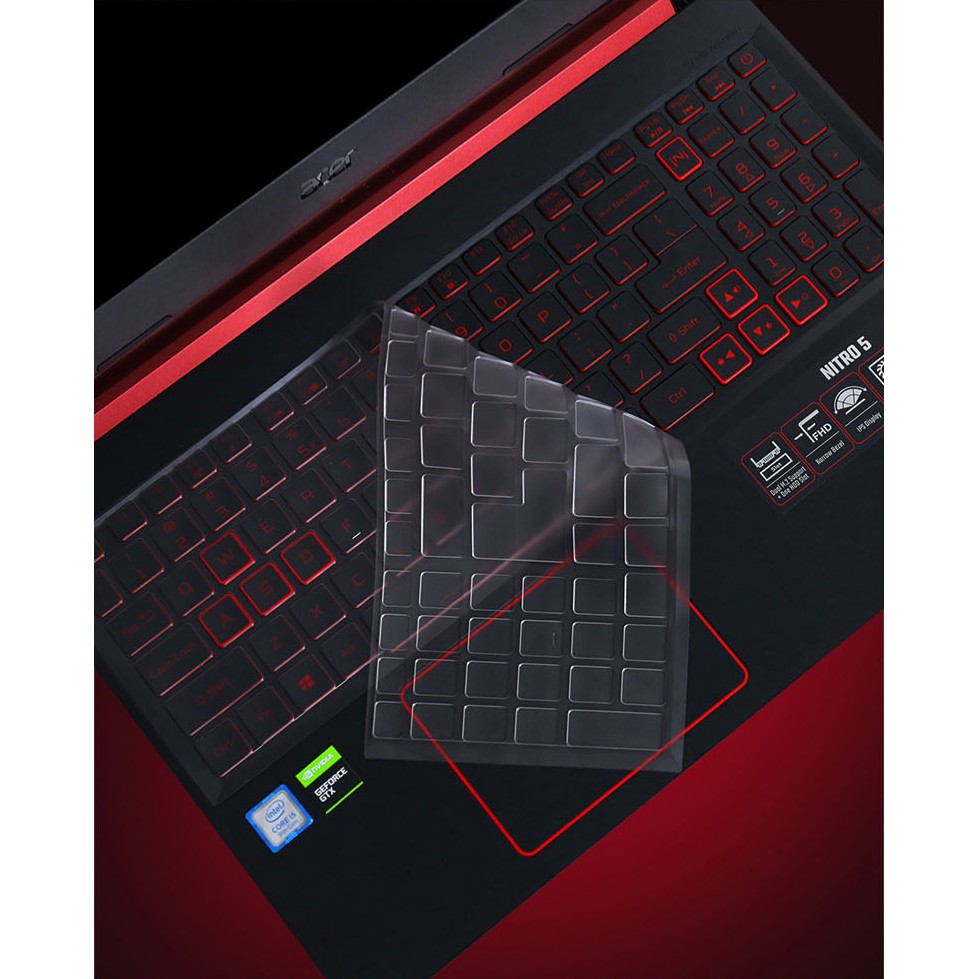 Miếng Phủ Bảo Vệ Bàn Phím Acer Nitro 5 AN515-54 AN515-57 5507 2019 2020 2021 Nhựa TPU Cao Cấp
