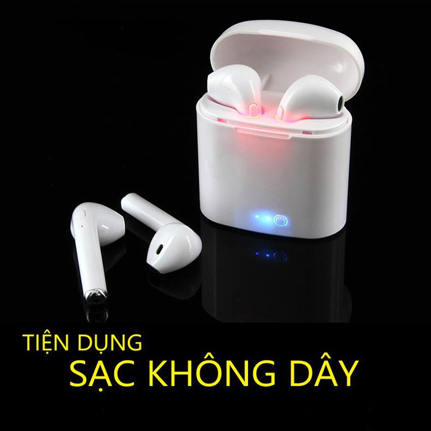 [ GIÁ HUỶ DIỆT] Tai nghe Bluetooth không dây i7s-Tws loại 2 tai nghe kèm hộp sạc âm thanh cực hay | BigBuy360 - bigbuy360.vn