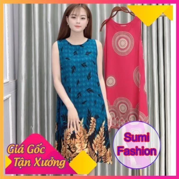 [Váy Bầu Xả] Váy Lanh Đuôi Cá, Đầm Xuông Bà Bầu Siêu Đẹp, Chất Không Co,Nhăn, Mặc Tại Nhà Rất Thoải Mái, SUMIFASHION