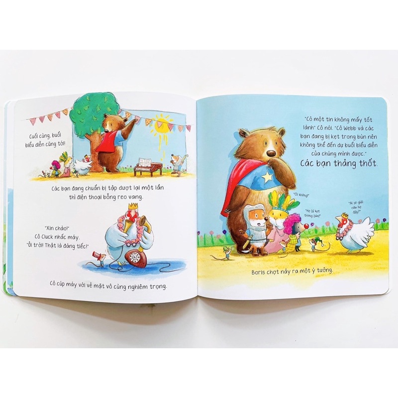 Sách - Bộ Ngày đầu đến trường của Gấu Boris ( bộ 02 cuốn mã lẻ )
