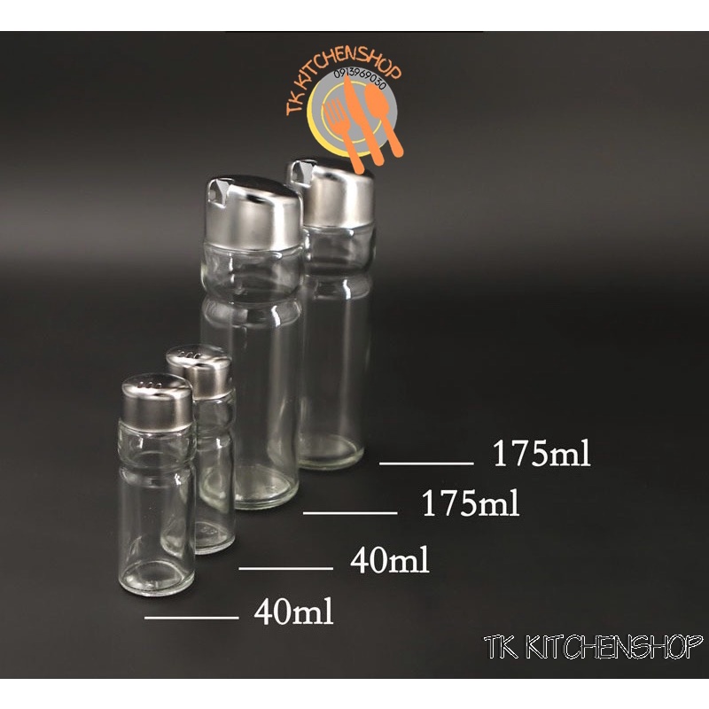 Bộ set gia vị đựng dầu, giấm,muối, tiêu chuyên dùng để ăn Salad. SET lọ 4 trong 1 có quai xách tiện lợi chắc chắn