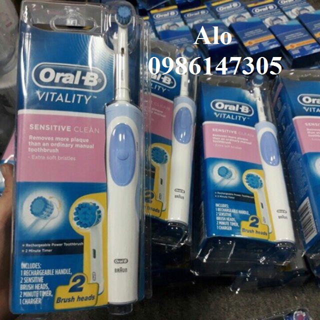 Bàn chải điện Oral B Vitality Plus đủ loại