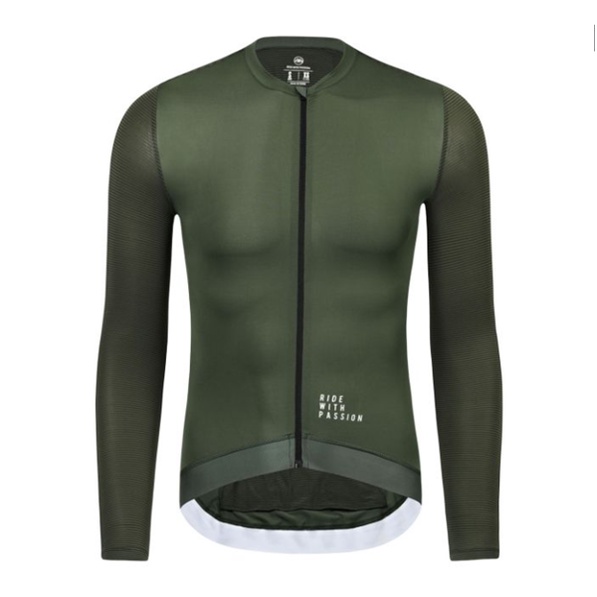 Áo dài tay đạp xe Monton Traveler Max - Xanh rêu