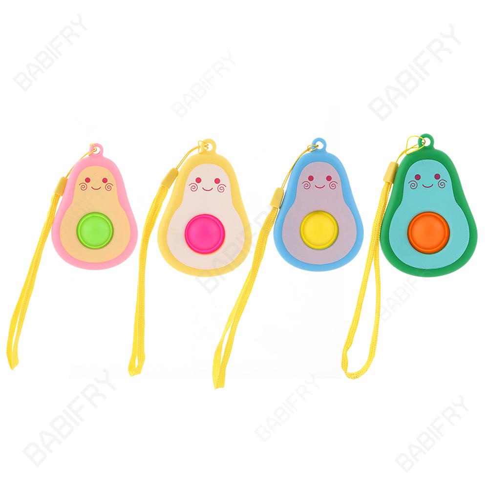 Đồ Chơi Bóp Xả Stress Hình Quả Bơ Bằng Silicone