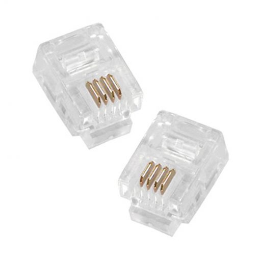 Đầu cáp điện thoại RJ11 2 Pin/ 4 Pin