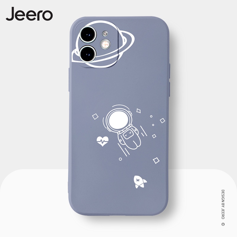Ốp điện thoại JEERO hoạt hình cặp đôi dễ thương đẹp ngộ nghĩnh mềm cho iPhone 15 14 13 12 11 Pro Max SE 2020 X XR XS 8 7 6 6S Plus kute HFC308