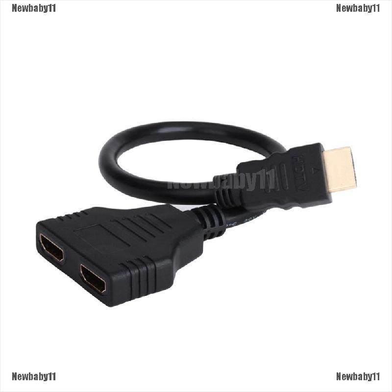 Dây Cáp Chia Cổng HDMI 1080P Sang 2 Cổng HDMI 2 Trong 1 Tiện Dụng