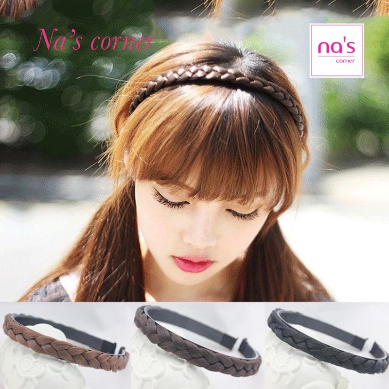 Băng Đô Bính To Tóc Giả Bờm Tuban Tết Bím Rít Tơ lớn Không Bóng có Răng Cài