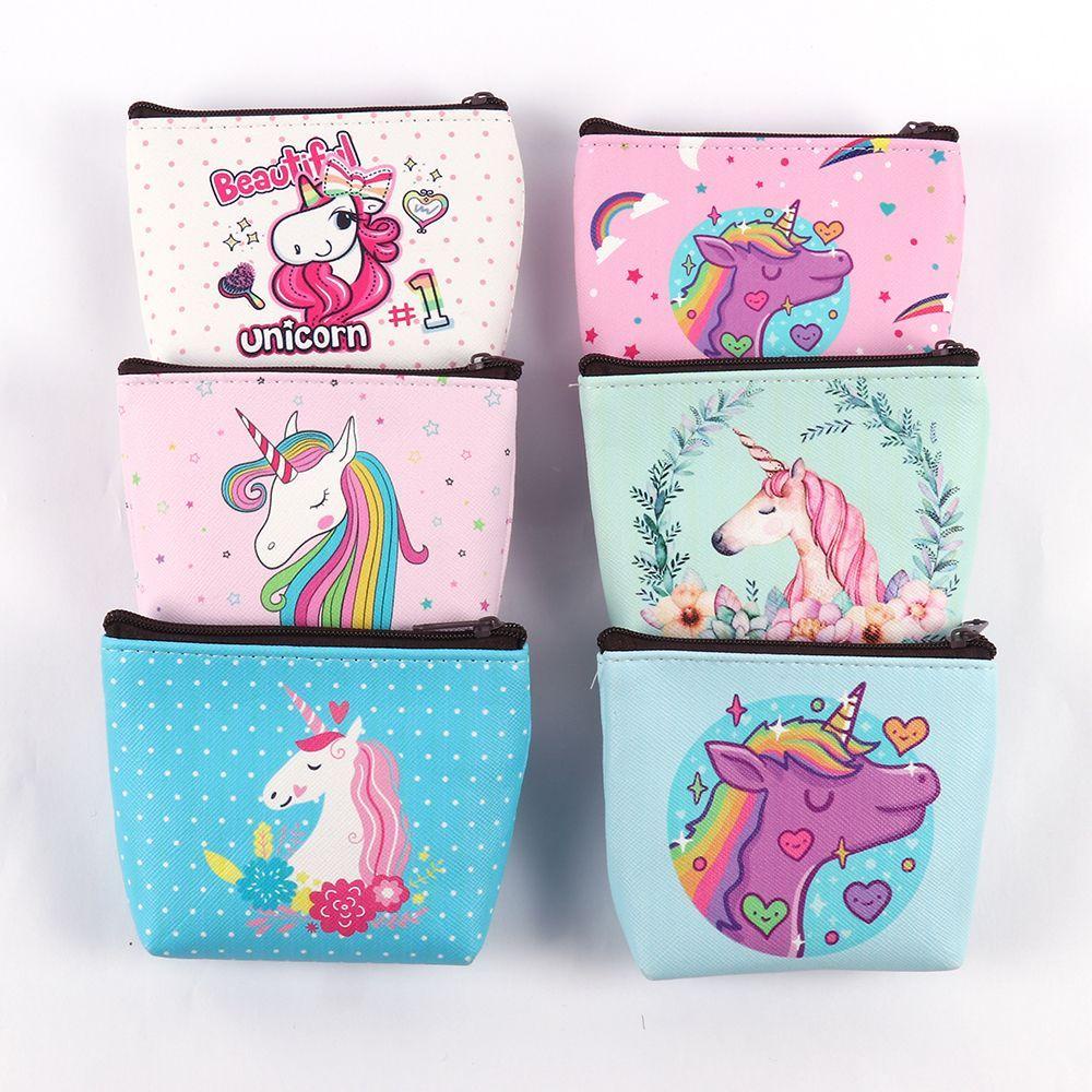 RAINBOW Ví Đựng Tiền Xu Họa Tiết Kỳ Lân Thời Trang