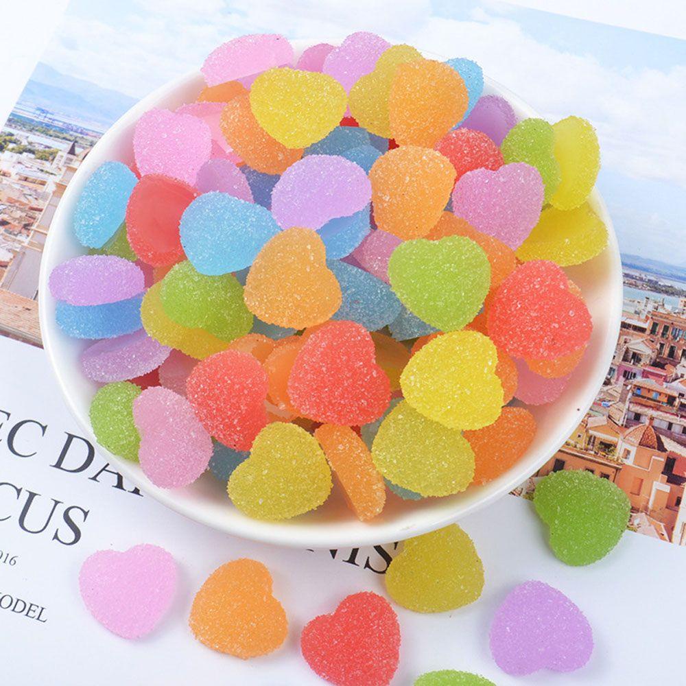 BERNARDO Đồ Trang Trí Mô Phỏng Thức Ăn Cabochon Bằng Resin Mềm Mại Dễ Thương