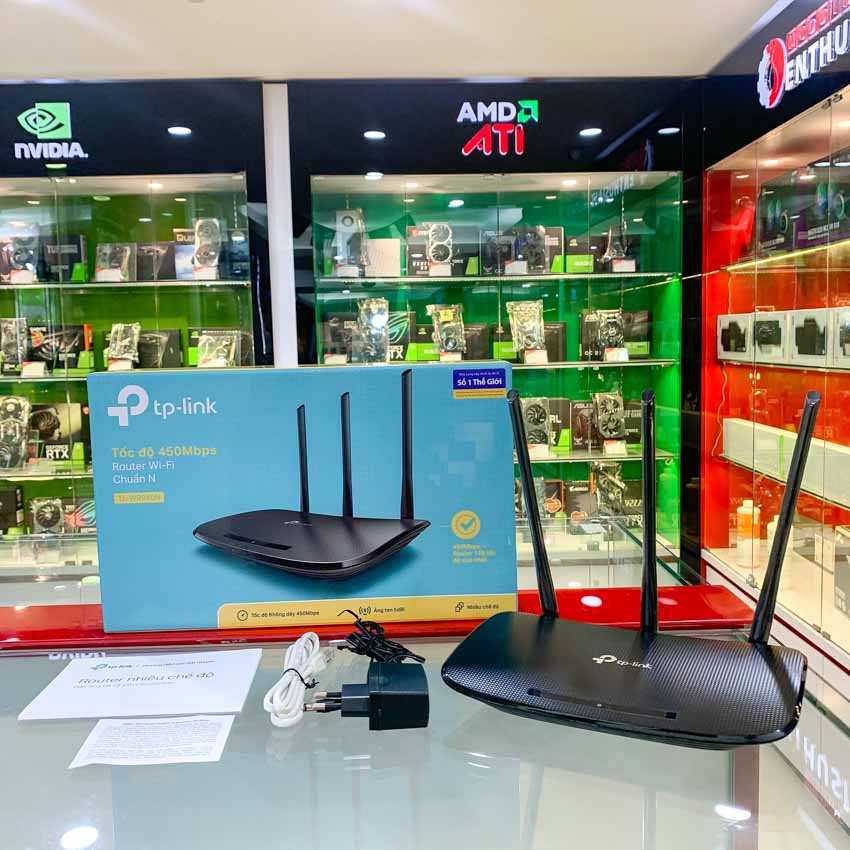 Bộ phát wifi TP-Link TL-WR940N Wireless N 450Mbps, Cài đặt mã hóa bảo mật không dây dễ dàng