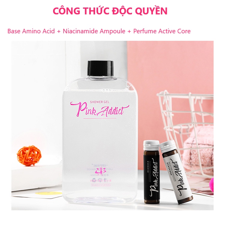 Sữa tắm PINK ADDICT hương nước hoa DIY Perfume Shower Gel (PA85)