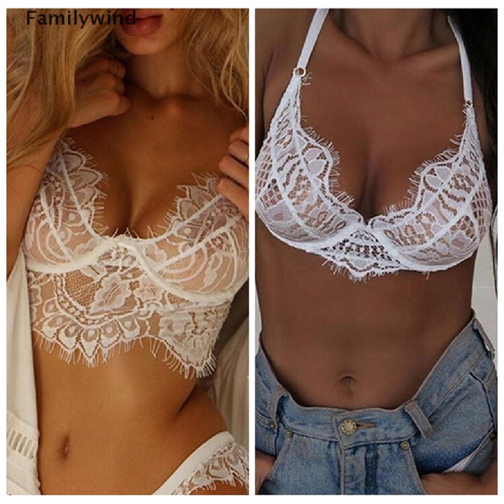 Set Áo Lót Nâng Ngực &amp; Quần Lót Nữ Họa Tiết Ren Gợi Cảm