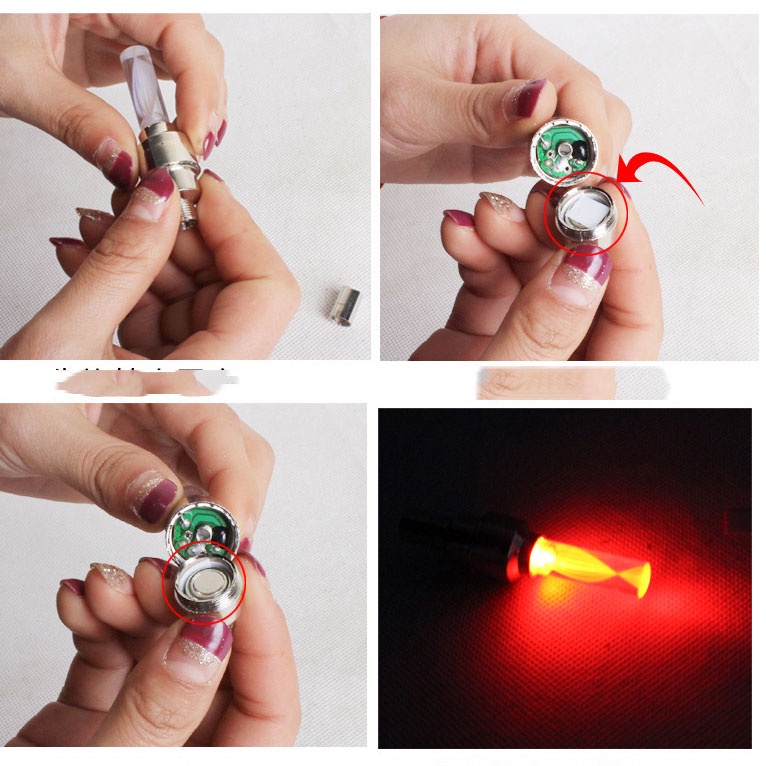 Đèn Led Gắn Van Xe Đạp Tiện Dụng