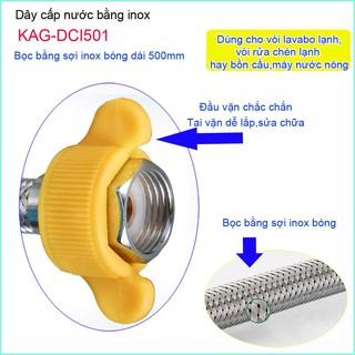 DÂY CẤP NƯỚC INOX KAG-DCI501