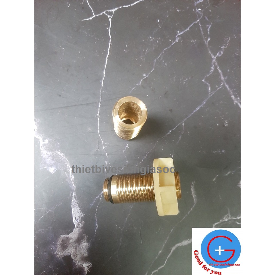 Chân vòi Lavabo rửa mặt, chân vòi rửa bát lạnh đơn, ốc đồng chân vòi rửa mặt- tặng thêm ron cao su