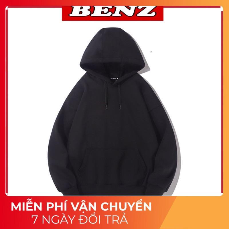 Áo hoodie nam nữ trơn có mũ from rộng uniisex chất nỉ ngoại giày dặn cao cấp phong cách Hàn Quốc BZ 977