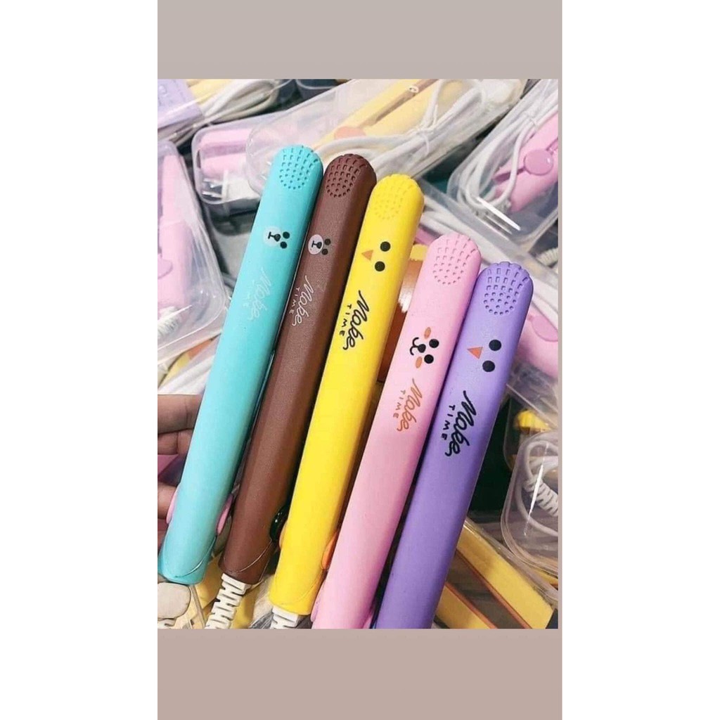 Máy ép, Uốn, Duỗi, Là Tóc Mini Siêu Tiện Gọn Bỏ Túi