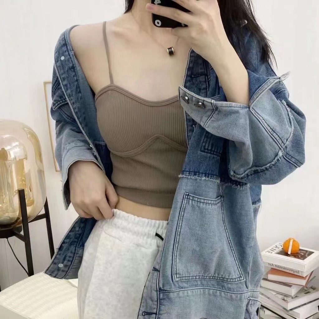 Áo Bra Nữ thiết kế 2 dây Nâng Ngực gợi cảm nâng vòng một mẫu Bra 1802