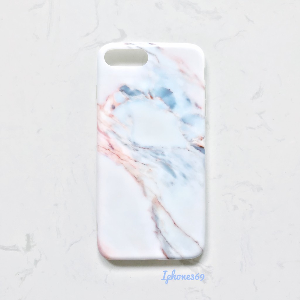 Ốp Điện Thoại Vân Đá Cẩm Thạch Tím - Marble Case for Iphone