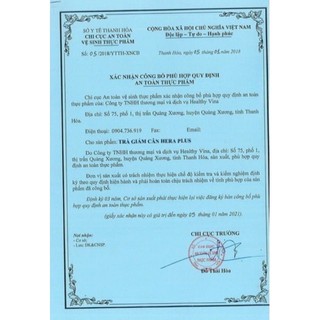 Giảm cân hera chính hãng