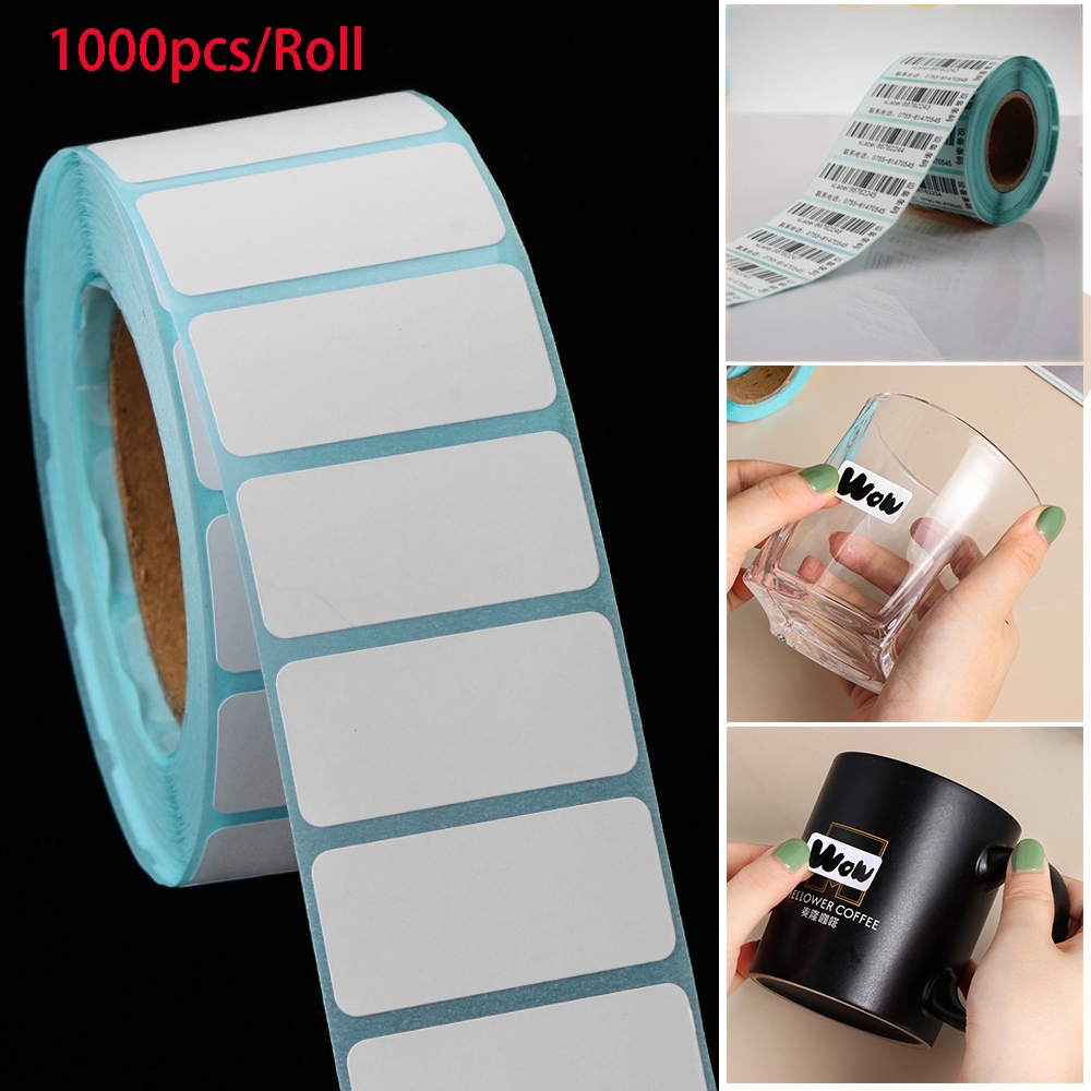 Cuộn 1000 miếng tem dán chất liệu giấy in tiện dụng