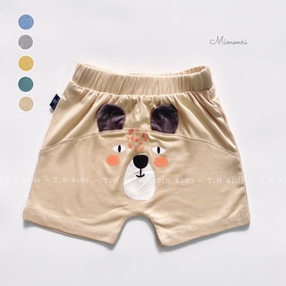 Quần đùi mông thú thun lạnh cho bé Mimonri