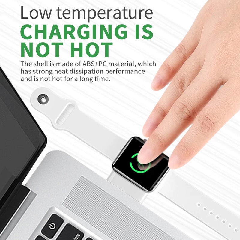 Bộ Sạc Nhanh Không Dây USB C Di Động Cho IWatch 7 6 SE 5 4 / Mini 2W