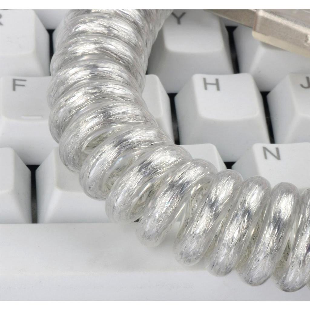 Dây cáp bàn phím xoắn USB Type-C Lindy Coiled Cable