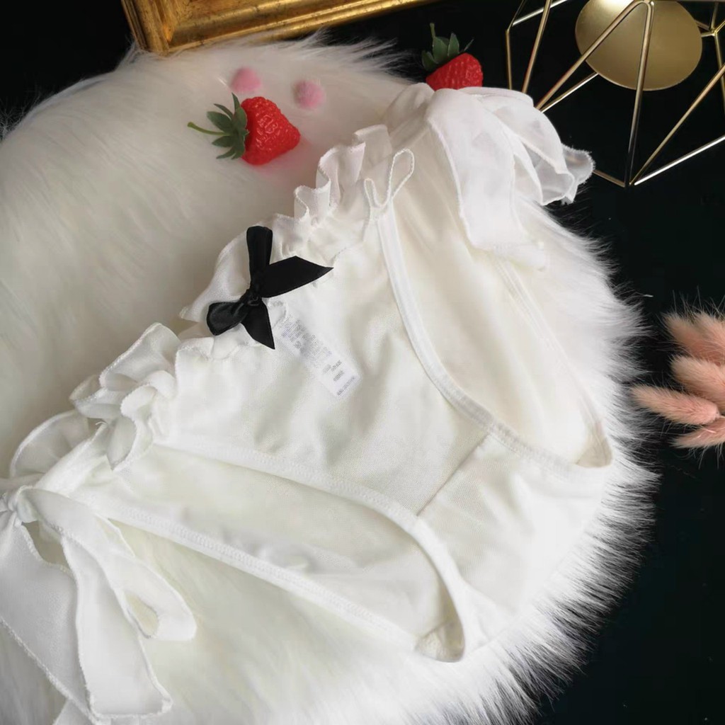 Quần Lót Nữ Tiểu Thư Buộc Nơ Sexy -  Quyến Rủ - Gợi Cảm Min Underwear 57250 (Không Nơ Đùi ) - Freesize 45 - 60kg | BigBuy360 - bigbuy360.vn