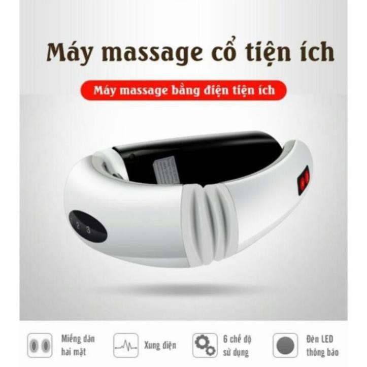 [Loại 1 Tốt Nhất]Máy Mát xa cổ, vai, gáy - Máy Massage Thông Minh 3D - Đồ Gia Dụng Thông Minh