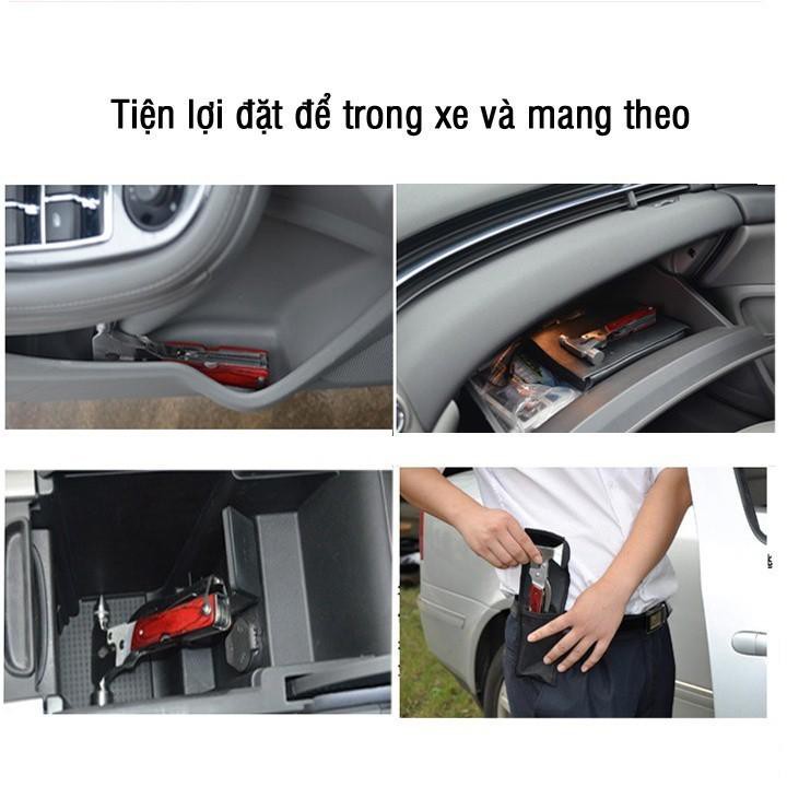 BÚA THOÁT HIỂM ĐẦU RÌU TRONG XE HƠI ĐA NĂNG 7 TRONG 1