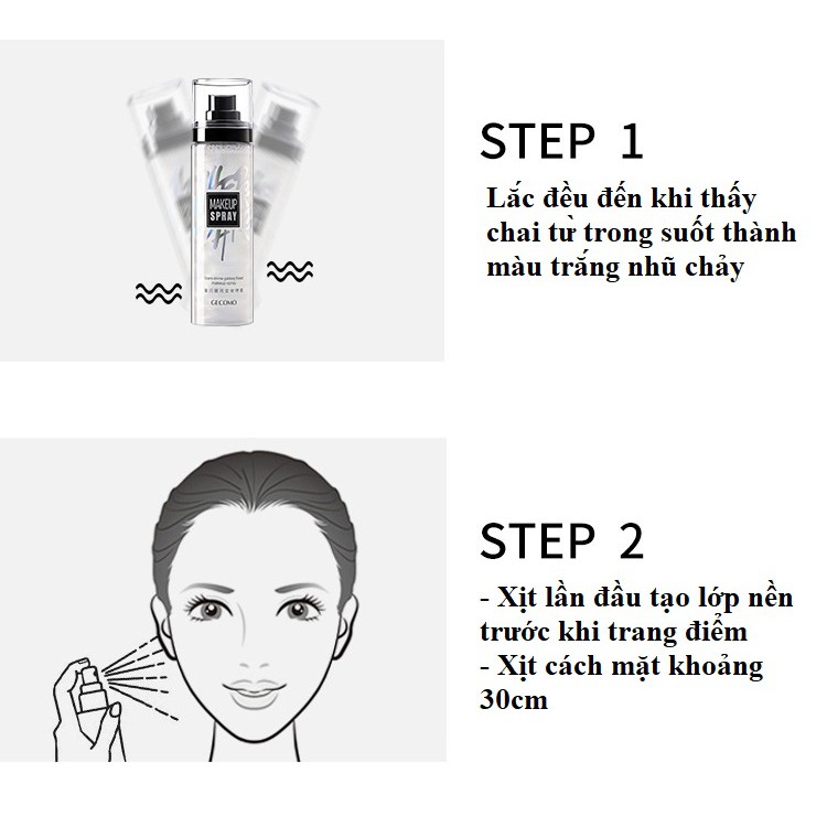 Xịt Khoáng Trang Điểm Makeup Spray, Dưỡng Da, Lâu Trôi, Giữ Ẩm (nội địa Trung) | WebRaoVat - webraovat.net.vn