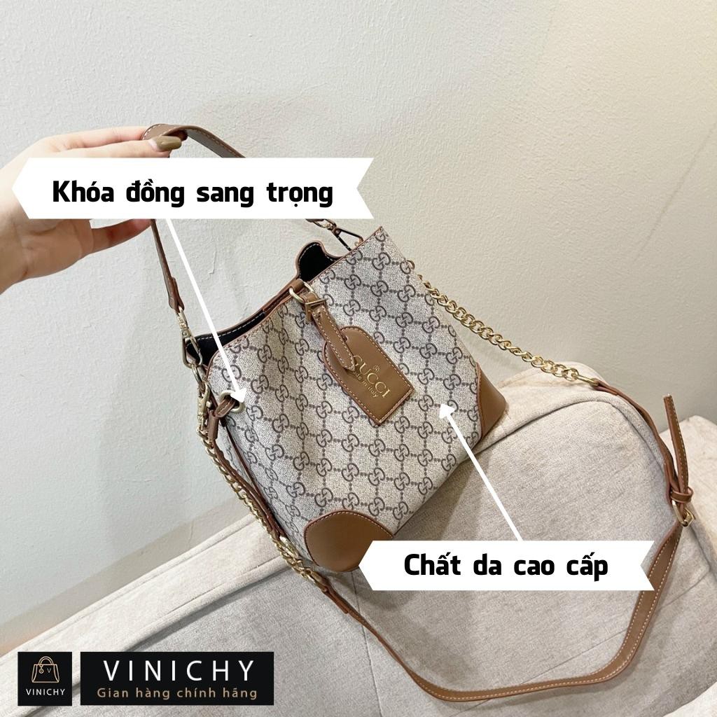 Túi xách nữ đeo chéo, balo đẹp đi chơi, đi học VINICHY, da đẹp, cao cấp size 18cm HA095