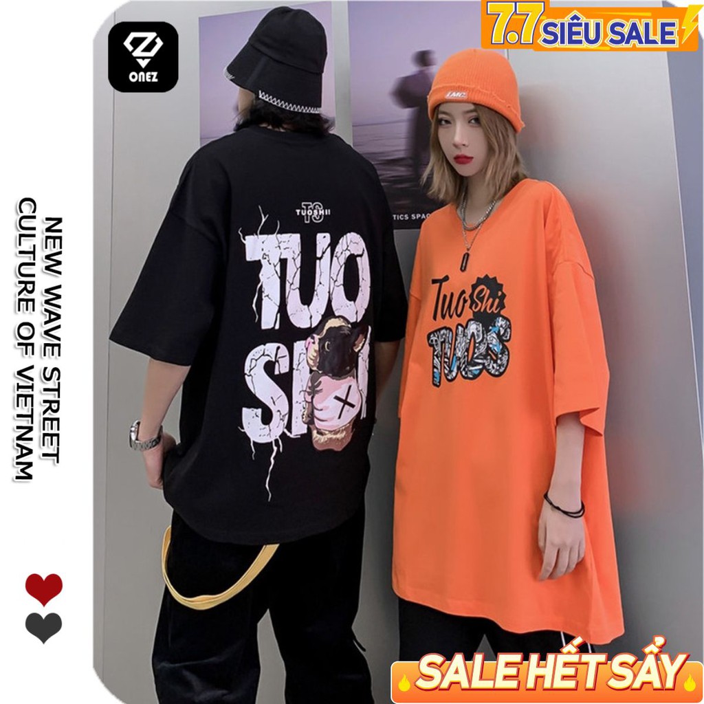 Áo thun tay lỡ nam nữ bản Premium phông unisex dáng rộng TUO nam nữ oversize ulzzang ONEZ