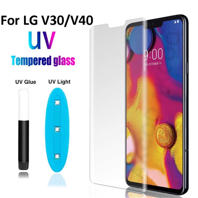 Dán full keo UV cho LG V30 siêu chống xước