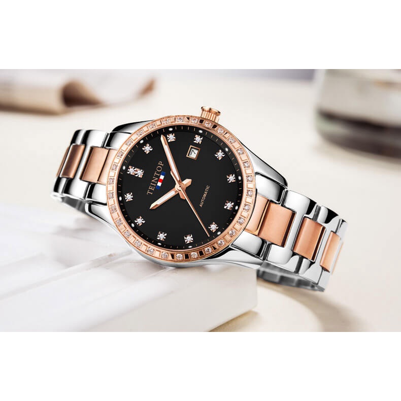 Đồng hồ nữ chính hãng Teintop T8686-2 hàng mới,Kính sapphire ,chống xước,Chống nước,máy cơ(Automatic),Bảo Hành 12 Tháng
